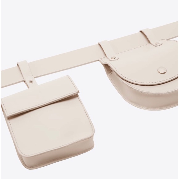 LAST 1!🔥ZARA LEATHER BELT WITH COIN POCKETS - Picture 14 of 16